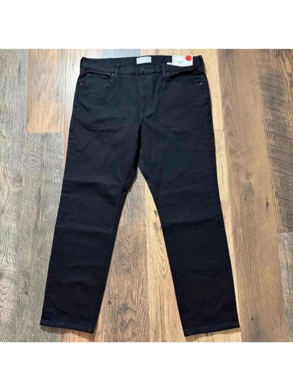 Everlane The Slim 4-Way Stretch Organic Jean | Uniform Black Size 38x30 NWT